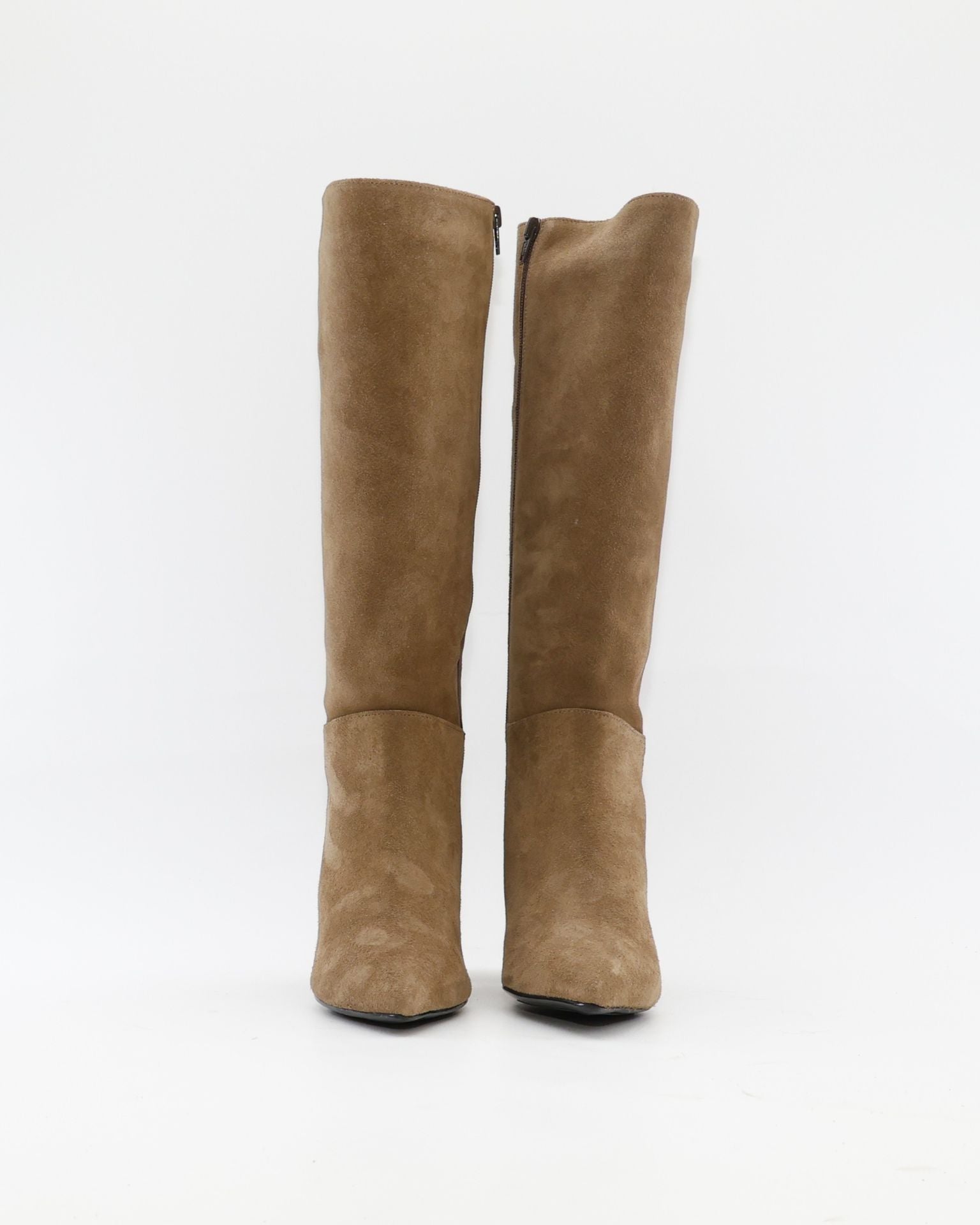 BOTA ALTA MUJER TACON ANCHO EN SERRAJE TAUPE PATRICIA MILLER 6961