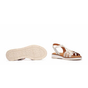 SANDALIA PLANA MUJER COLOR NATA PIKOLINOS W9B-0789C1