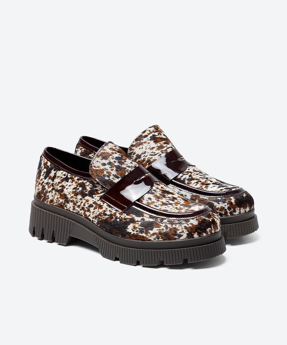 MOCASIN MUJER ANIMAL PRINT LACOMBA LOTUS