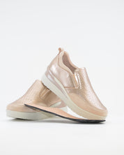 DEPORTIVO STONEFLY MUJER SLIP ON METALIZADO ORO PLANTILLA EXTRAHIBLE