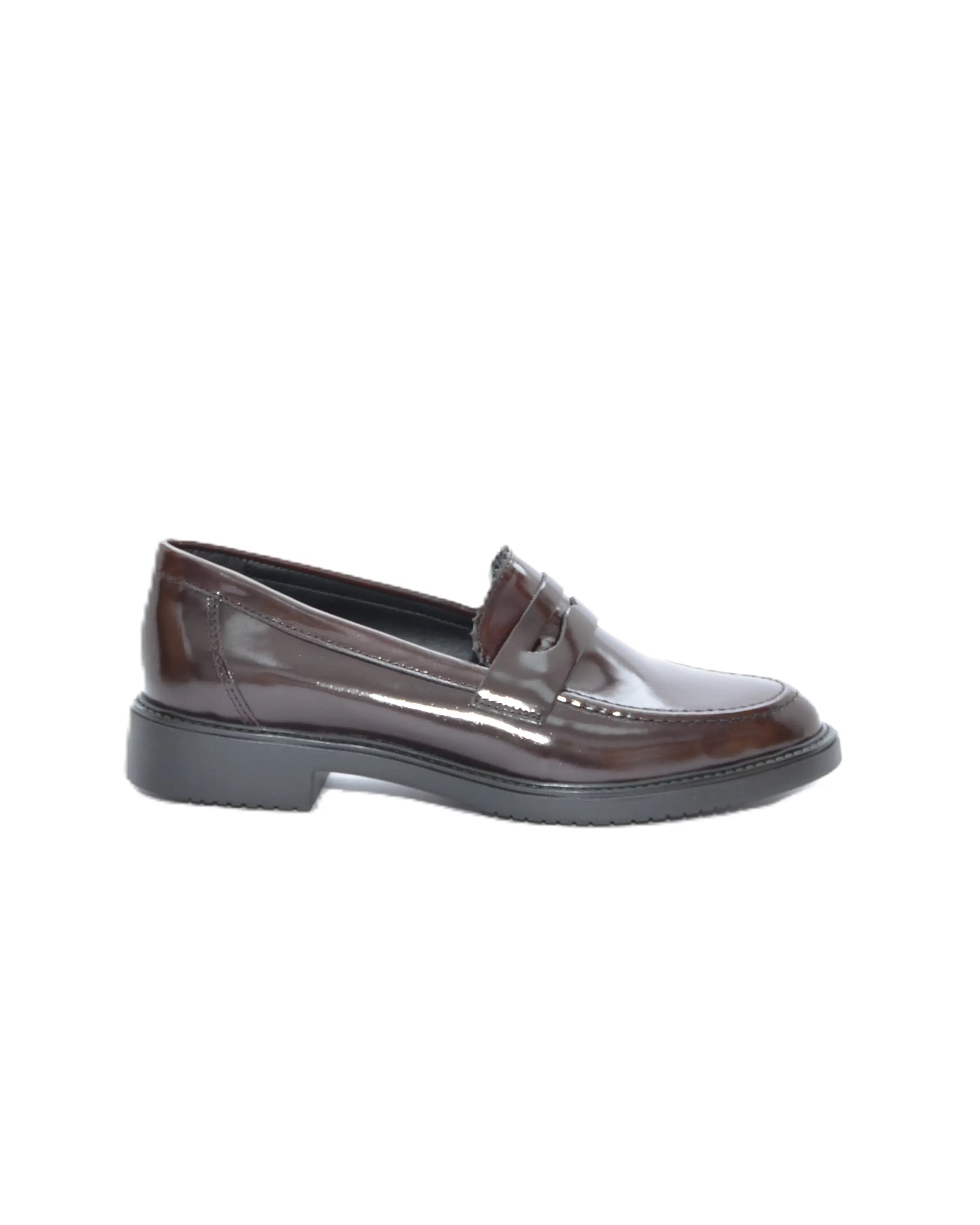 MOCASIN MUJER FLORENTIC BURDEOS PISO GOMA