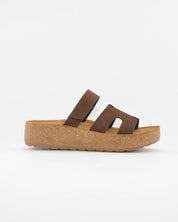 SANDALIA TIRAS PLATAFORMA NOBUCK MARRON HAPPY MONK GOMERA 004
