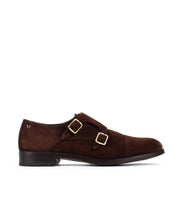 ZAPATOS HOMBRE DOS HEBILLAS ESTILO MONK COLOR SERRAJE MARRON EMPIRE 1492-2632SYM