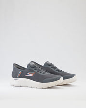 SNEAKERS HOMBRE SKECHERS GRIS 216324 GRY ELASTICOS SLIP-INS