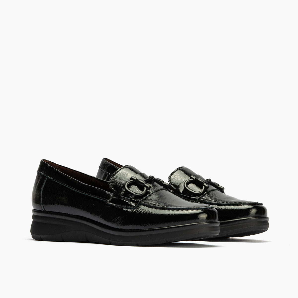 MOCASIN CHAROL ANCHO ESPECIAL NEGRO 10701
