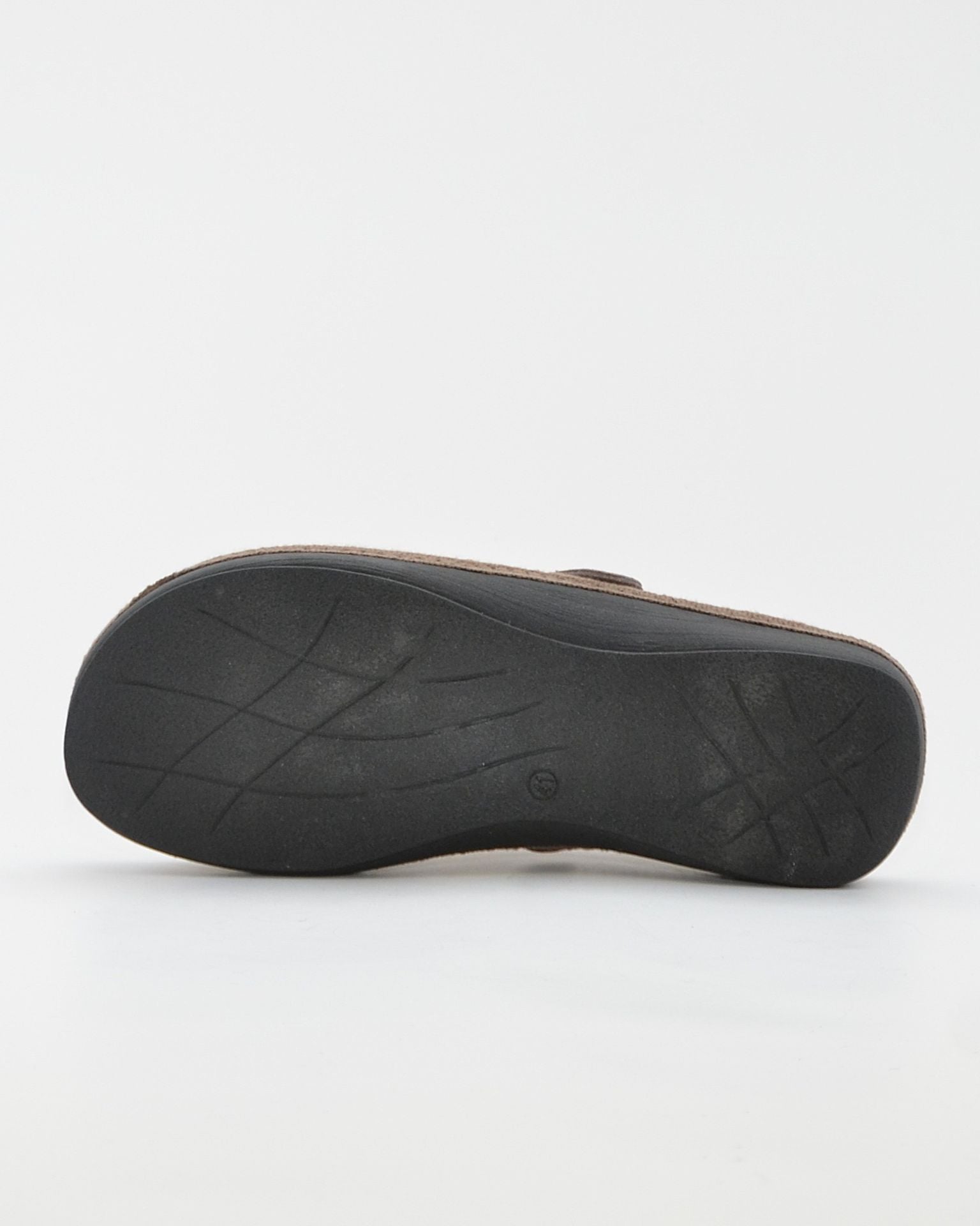 ZAPATILLAS DE CASA HOMBRE CON HEBILLA SALVI 41L-000 ELFO TABACO