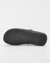 ZAPATILLAS DE CASA HOMBRE CON HEBILLA SALVI 41L-000 ELFO TABACO