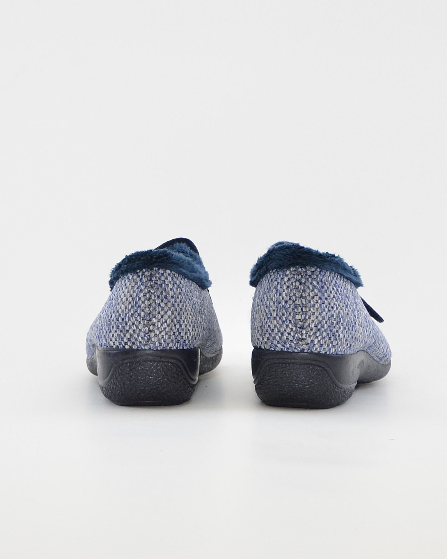 ZAPATILLAS DE CASA MUJER ANCHO ESPECIAL CABRERA 5454 FLORELLA MARINO