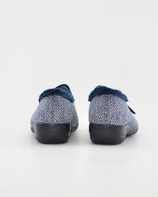 ZAPATILLAS DE CASA MUJER ANCHO ESPECIAL CABRERA 5454 FLORELLA MARINO