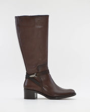 BOTA ALTA MUJER PIEL COLOR MARRÓN DORKING by FLUCHOS D8965