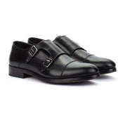 ZAPATOS HOMBRE DOS HEBILLAS ESTILO MONK COLOR NEGRO EMPIRE 1492-2632PYM