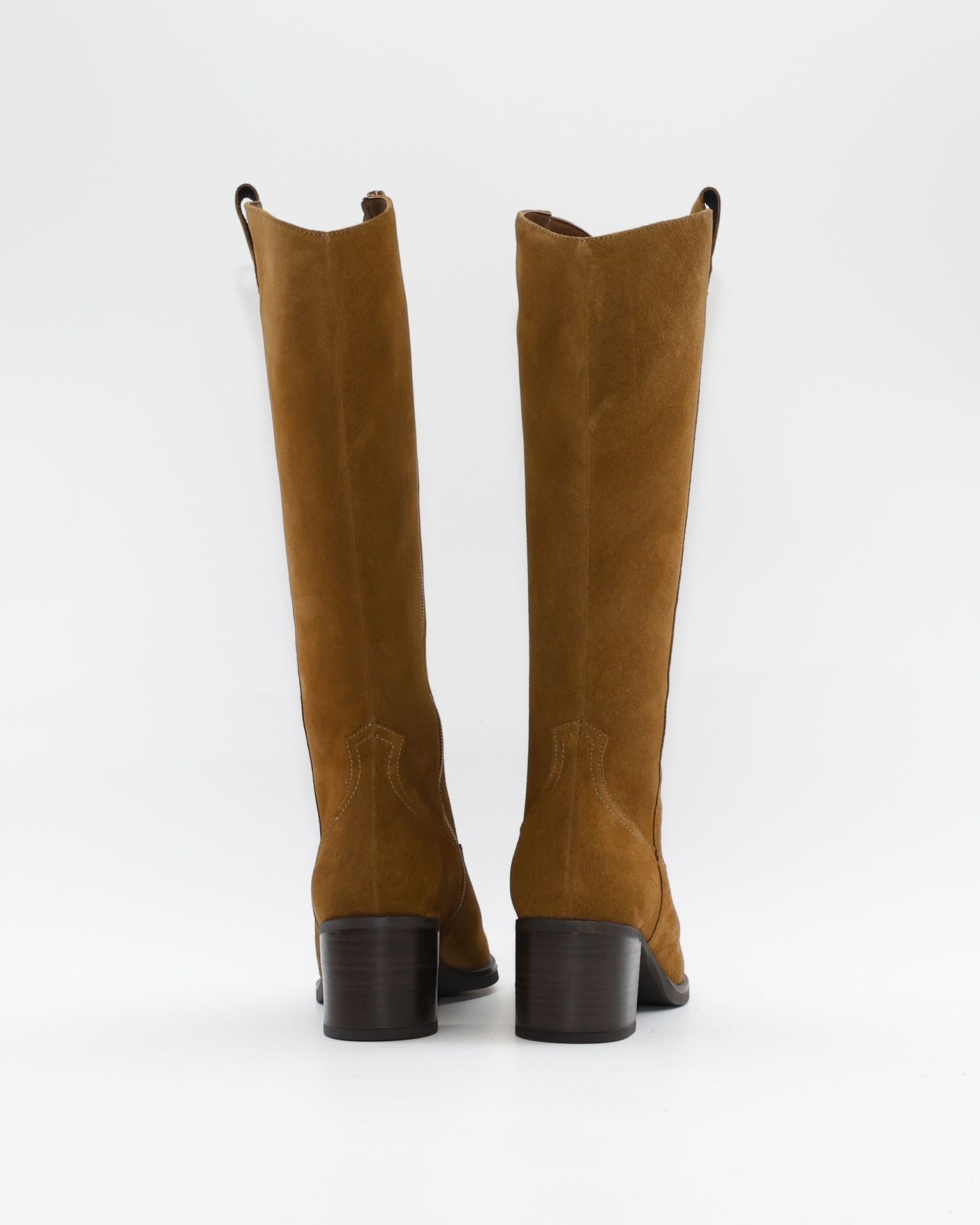 BOTA ALTA MUJER ANCHO ESPECIAL DE GEMELO ANCHO PIESANTO 235461 XL SERRAJE CUERO