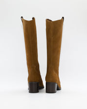 BOTA ALTA MUJER ANCHO ESPECIAL DE GEMELO ANCHO PIESANTO 235461 XL SERRAJE CUERO