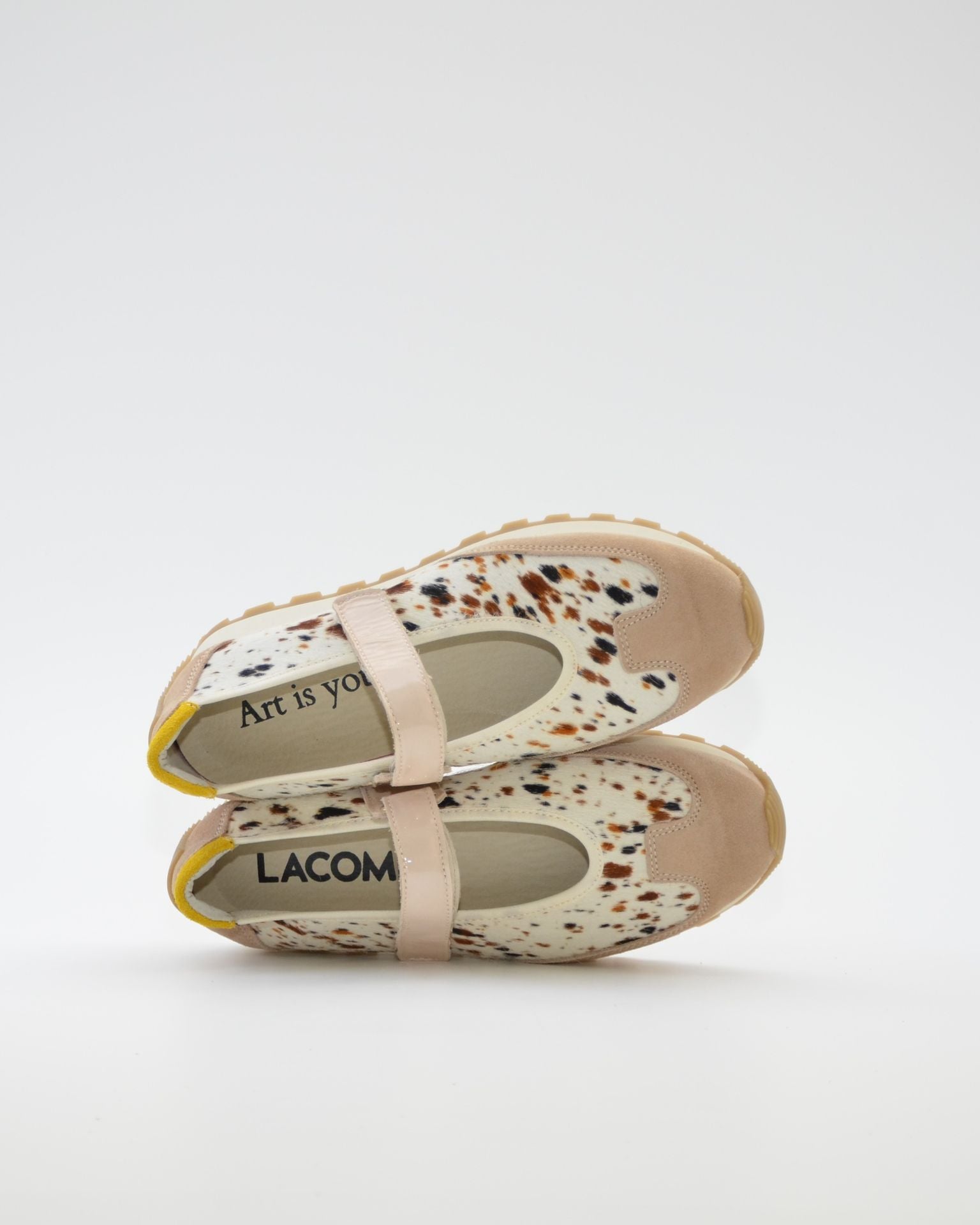 DEPORTIVO MARY JANE COMBI PONY BEIGE LACOMBA EDELWEISS EXTRAIBLE