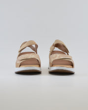 SANDALIA PLANTILLA EXTRAIBLE MUJER TRES VELCROS ANCHO ESPECIAL COLOR SAND PIE SANTO 260422