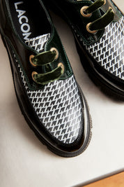 ZAPATOS MUJER CORDON CHAROL NEGRO VERDE LACOMBA DAHLIA