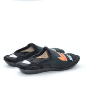 ZAPATILLAS CASA HOMBRE NEGRO ESTAMPADO JAMON