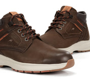 BOTA HOMBRE CORDON IMPERMEABLE COLOR MARRÓN FLUCHOS F2068 TRITON CAFÉ