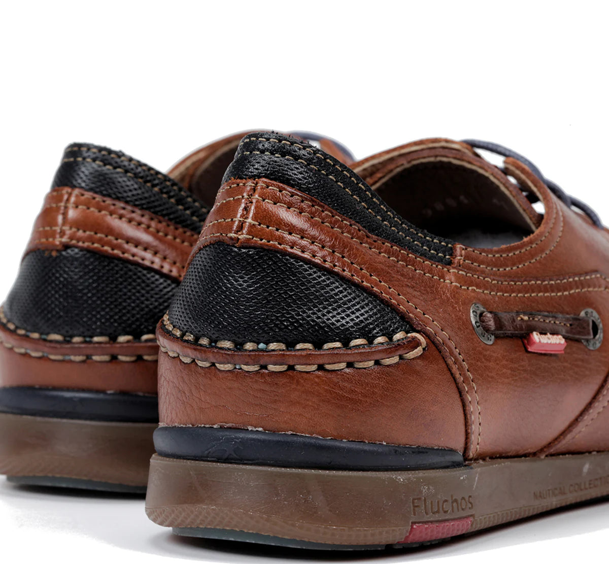 ZAPATOS HOMBRE FLUCHOS COLOR CUERO CORDON MARINER 9884