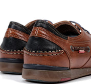 ZAPATOS HOMBRE FLUCHOS COLOR CUERO CORDON MARINER 9884