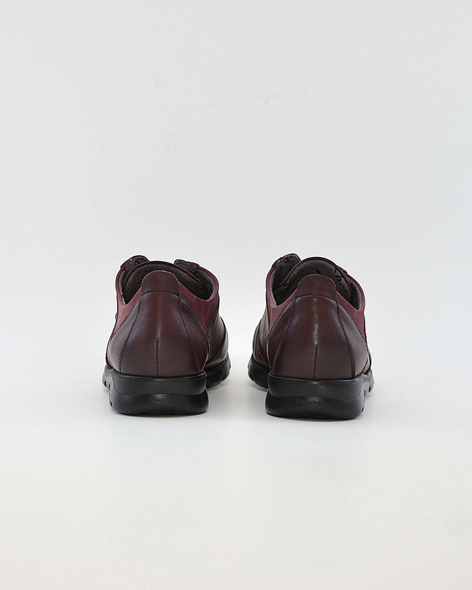 ZAPATO PLANO MUJER BURDEOS CON ELASTICOS FLUCHOS SUSAN F0354