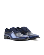 ZAPATO HOMBRE OXFORD FLORENTIC AZUL CON ANTE AZUL