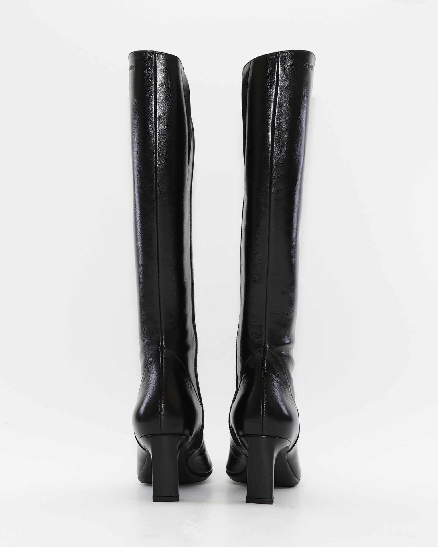 BOTA ALTA MUJER PIEL NEGRO WONDERS M-6305 TALIS
