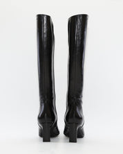 BOTA ALTA MUJER PIEL NEGRO WONDERS M-6305 TALIS