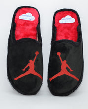 ZAPATILLAS CASA HOMBRE NEGRO JORDAN ROJO