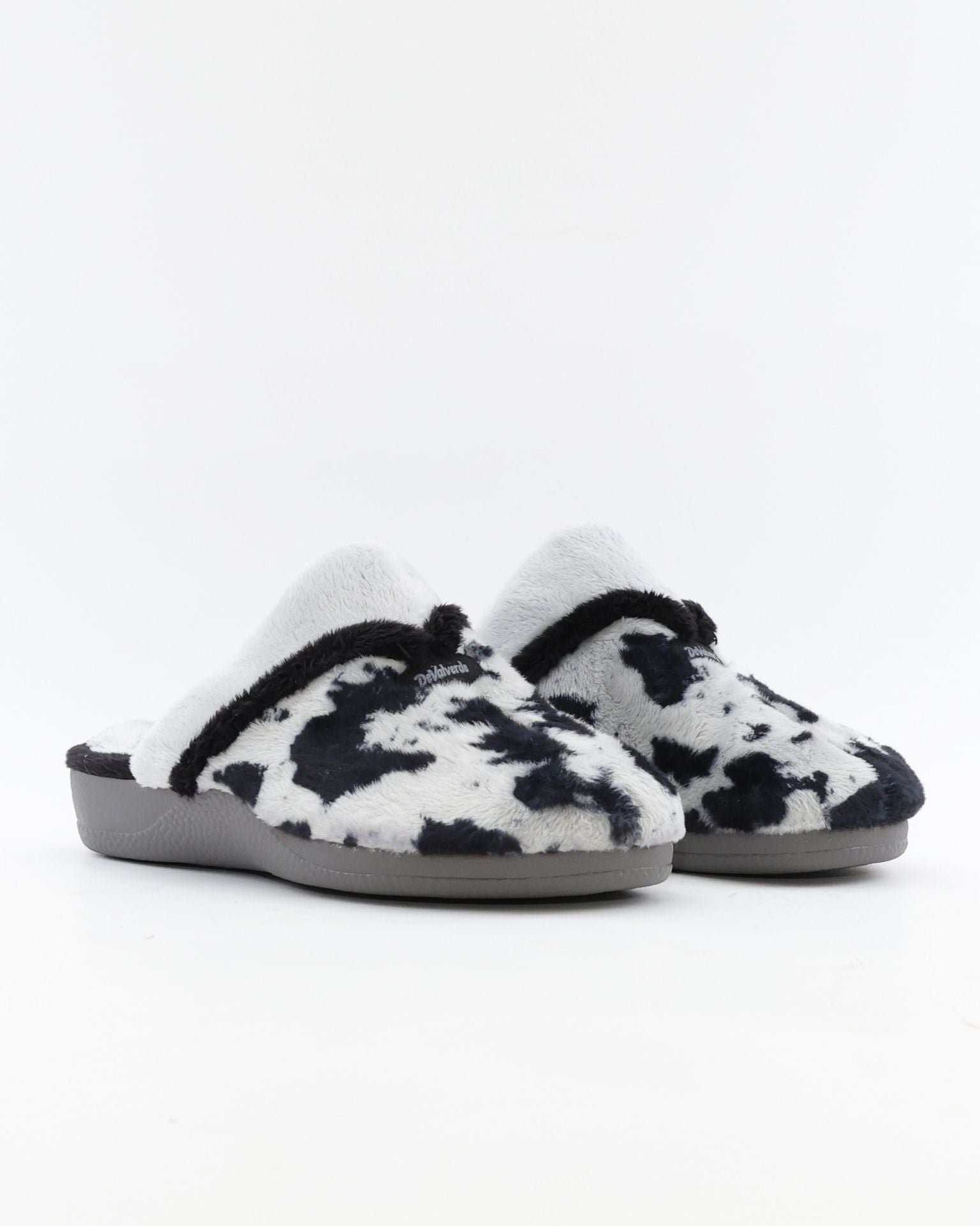 ZAPATILLAS DE CASA MUJER ABIERTA DEVALVERDE 1205 GRIS VACA