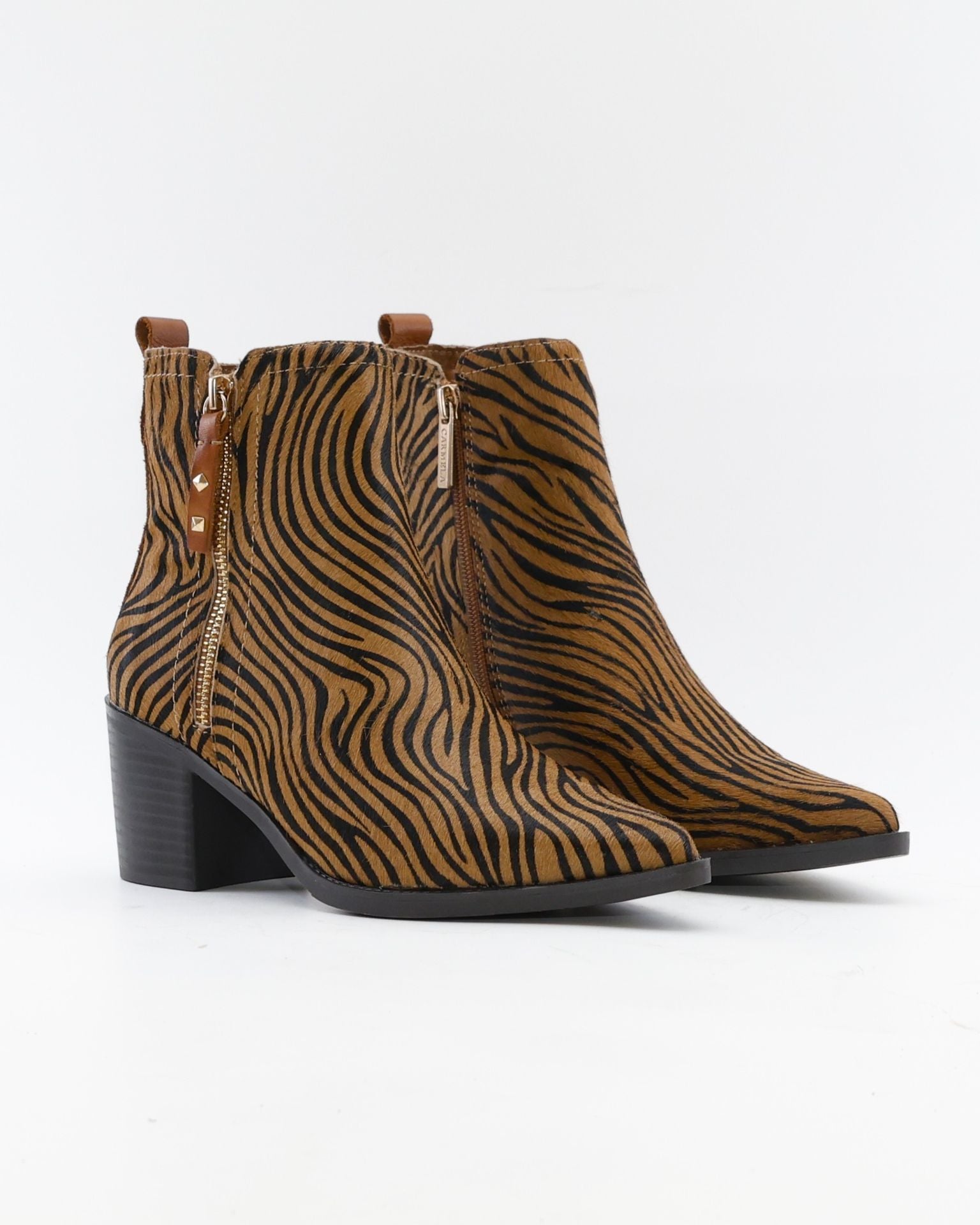 BOTÍN COWBOY MUJER SERRAJE CAMEL CARMELA 164386