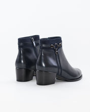 BOTIN MUJER PIEL TACON BAJO COLOR AZUL MARINO REGARDE LE CIEL JOLENE 29 NAVY