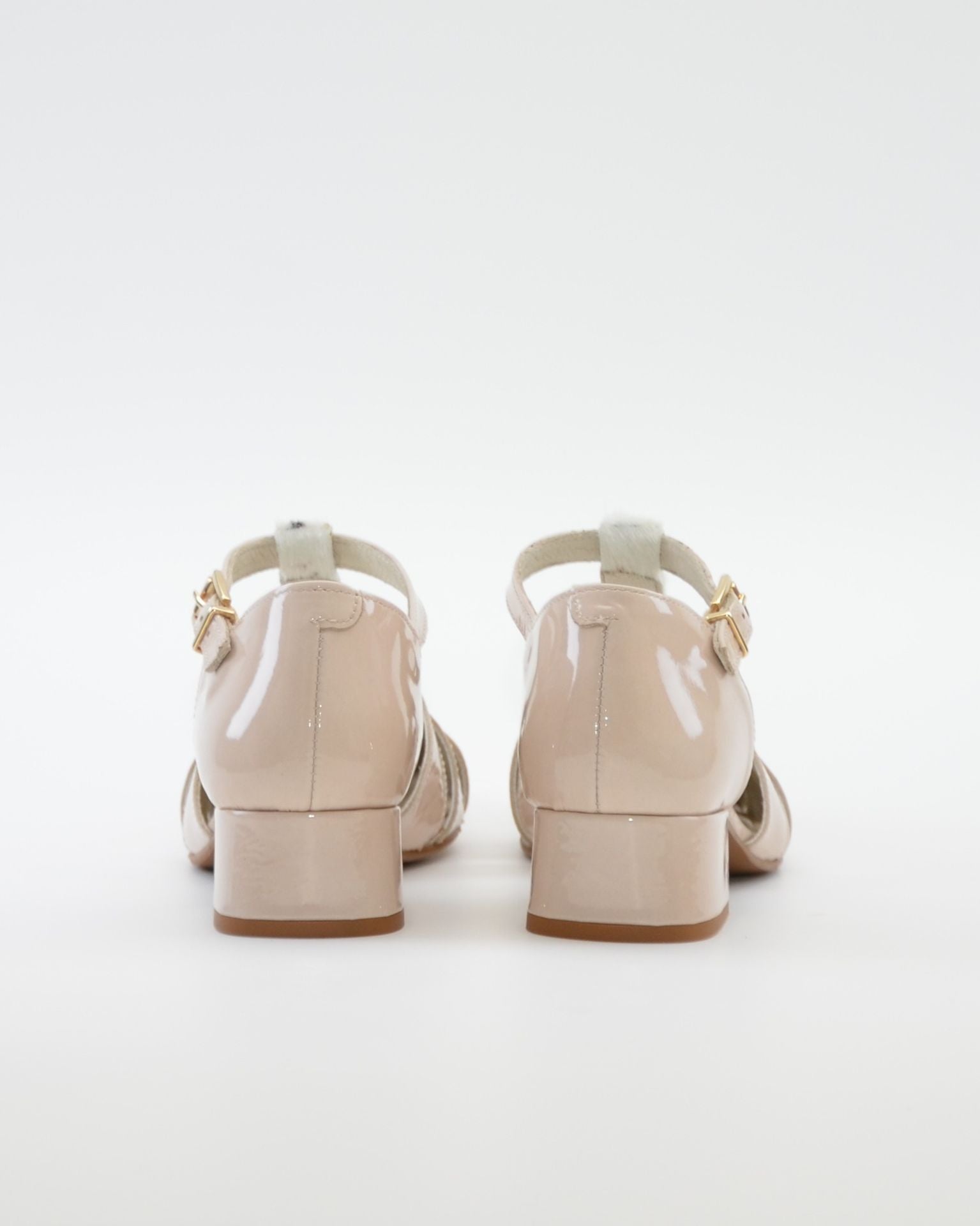 SANDALIA CANGREJERA MUJER CHAROL BEIGE LACOMBA GAILLARDIA