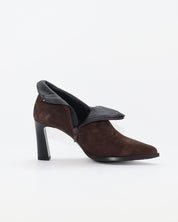 BOTIN DE MUJER TACON FINO COLOR SERRAJE MARRON CHOCOLATE DESIREE SAIRA 2