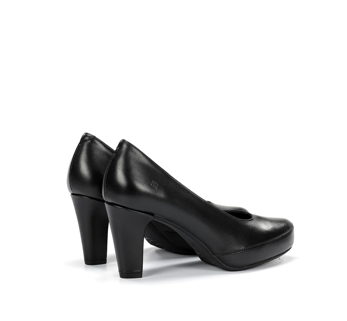 ZAPATO SALON PLATAFORMA COLOR NEGRO