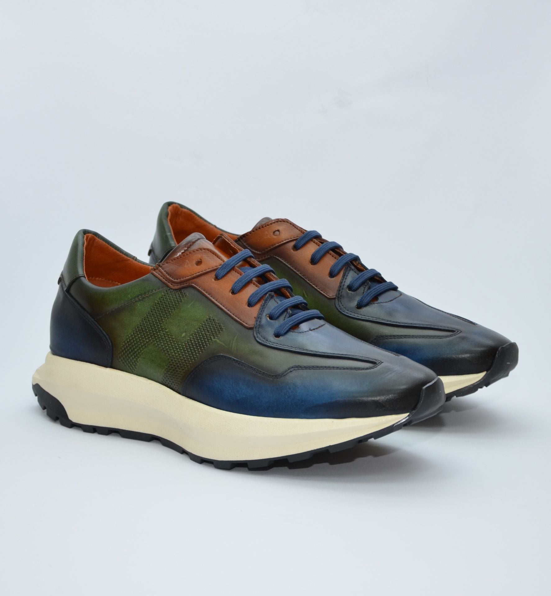 DEPORTIVO HOMBRE COMBINADO MARINO VERDE