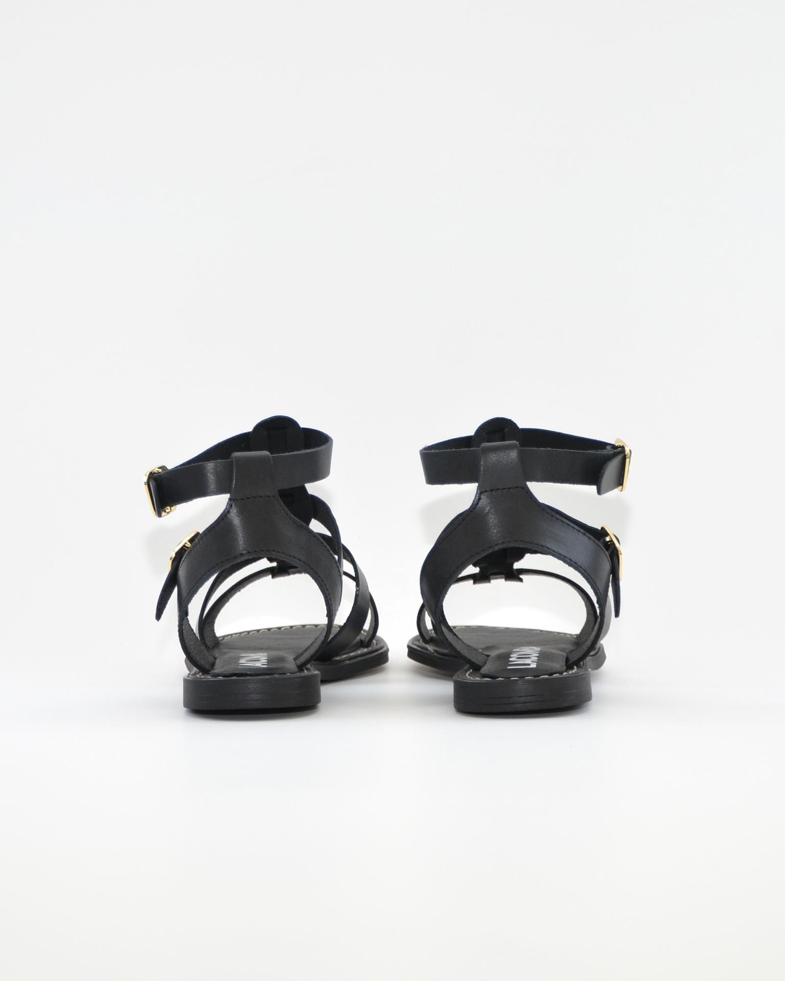 SANDALIA ROMANA MUJER PIEL COLOR NEGRO LACOMBA PERIWINCLE