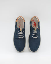 ZAPATO CASUAL HOMBRE FLUCHOS COLOR MARINO CON CORDON JEFF F2212 OCEANO