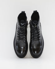 BOTA TIPO MILITAR CON PLATAFORMA XTI 146248 COCO NEGRO