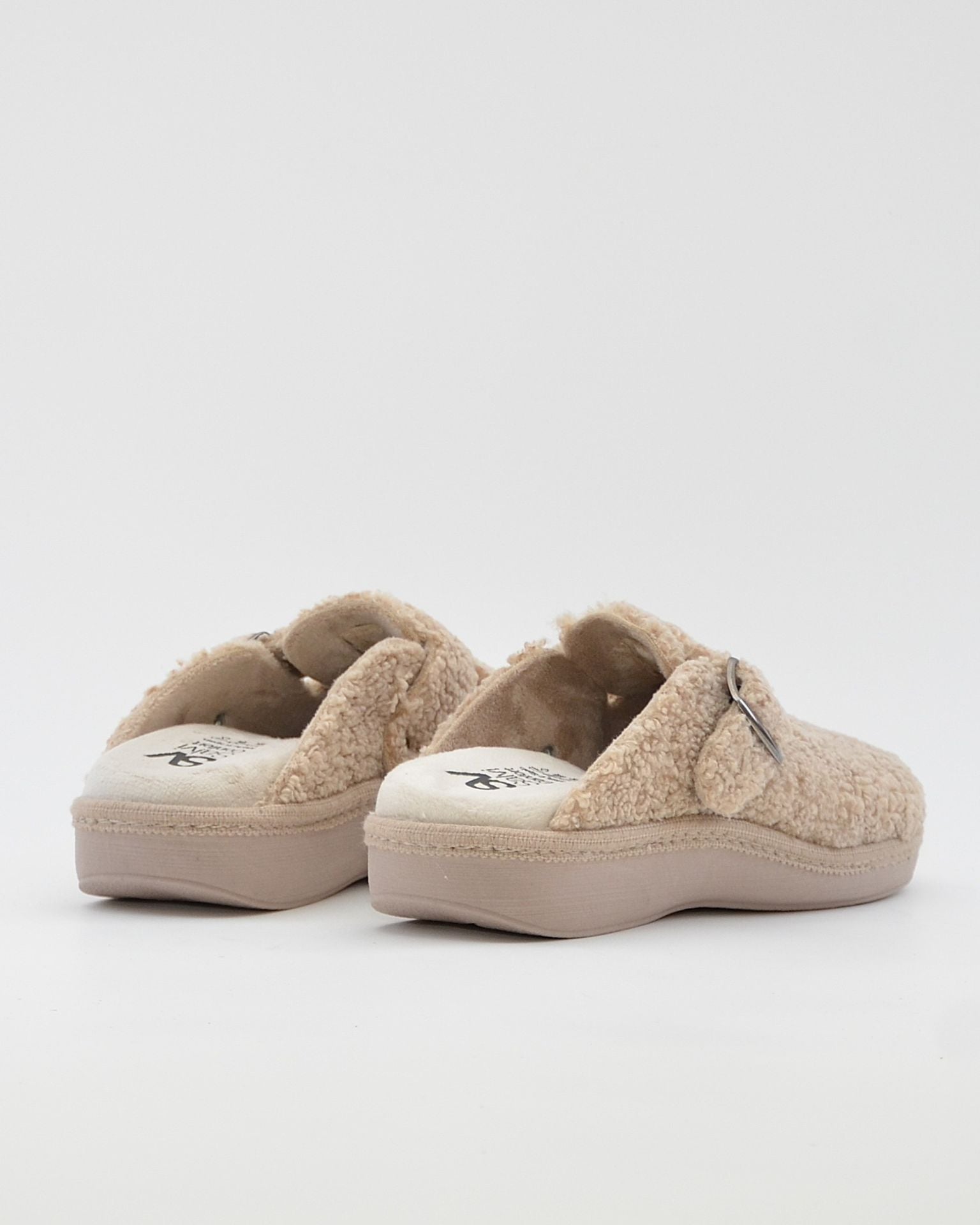 ZAPATILLAS DE CASA MUJER CON HEBILLA SALVI 29L-000 TEDDY ARENA