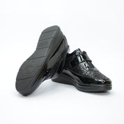 ZAPATO VELCRO ANCHO ESPECIAL NEGRO 10703