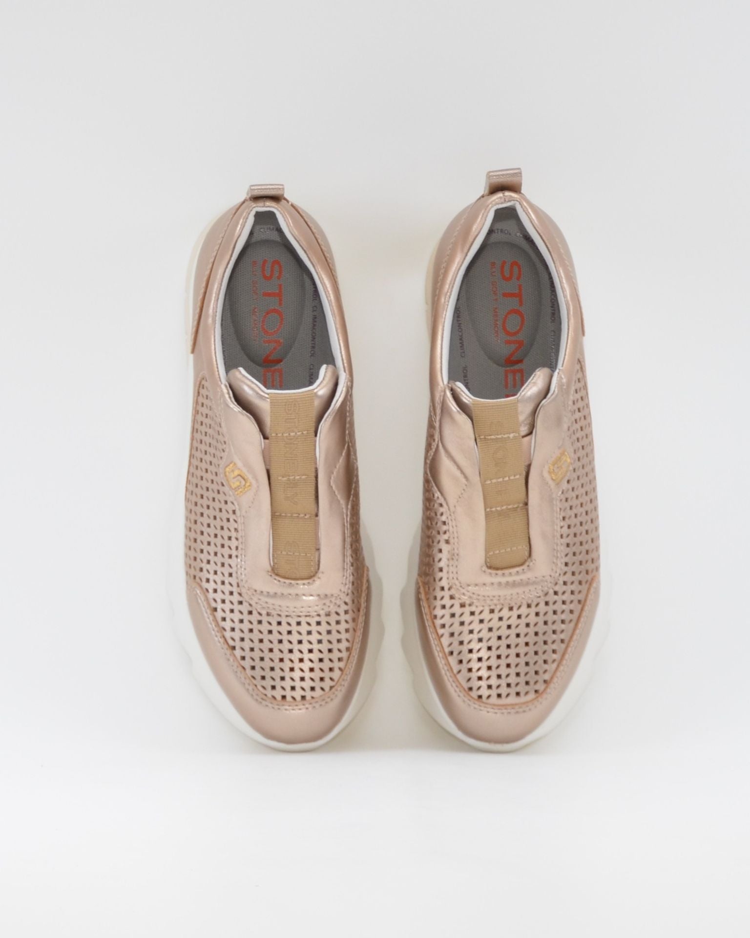 DEPORTIVO STONEFLY MUJER SLIP ON METALIZADO ORO PLANTILLA EXTRAHIBLE STONEFLY 223581 I89