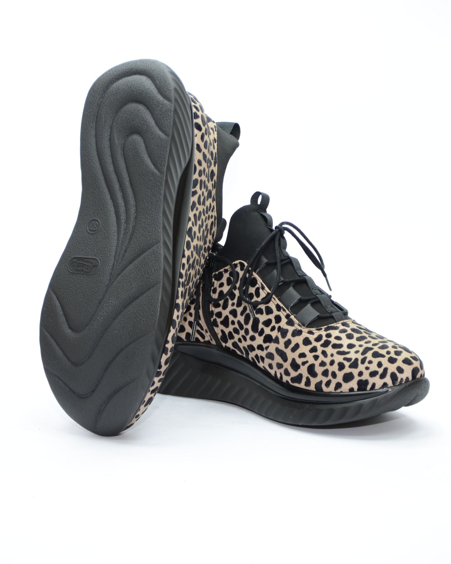 DEPORTIVO MUJER ABOTINADO ANIMAL PRINT PISO GRUESO 6500 CONFORT CLASS