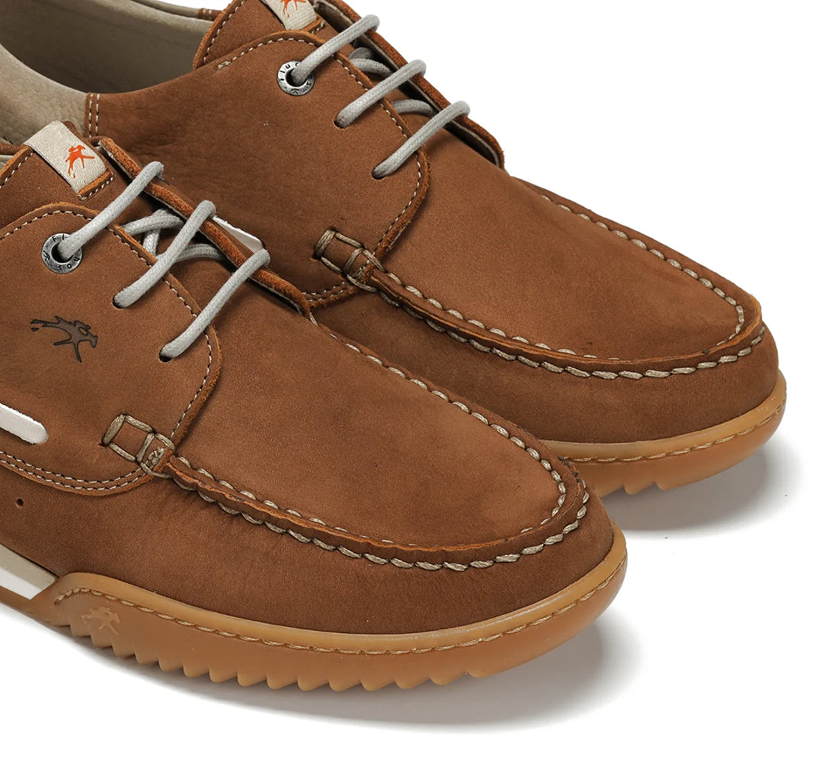 ZAPATO NAUTICO FLUCHOS HOMBRE COLOR CUERO BRUNO F2434