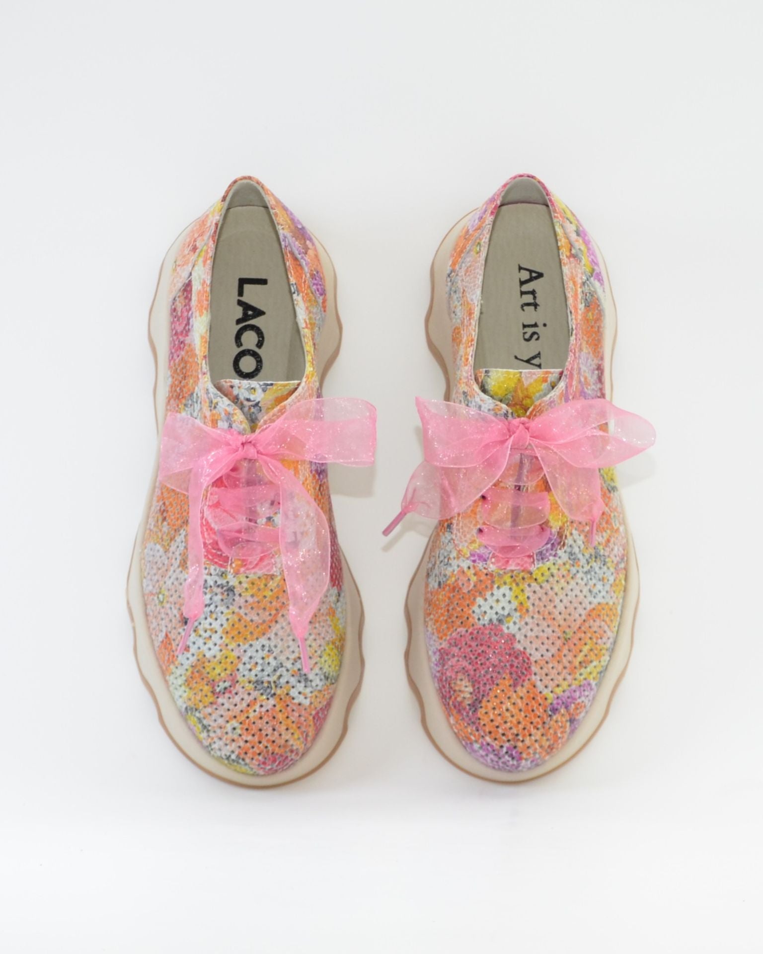 ZAPATO MUJER CORDON PIEL MULTICOLOR LACOMBA PRIMROSE CON PLANTILLA EXTRAIBLE