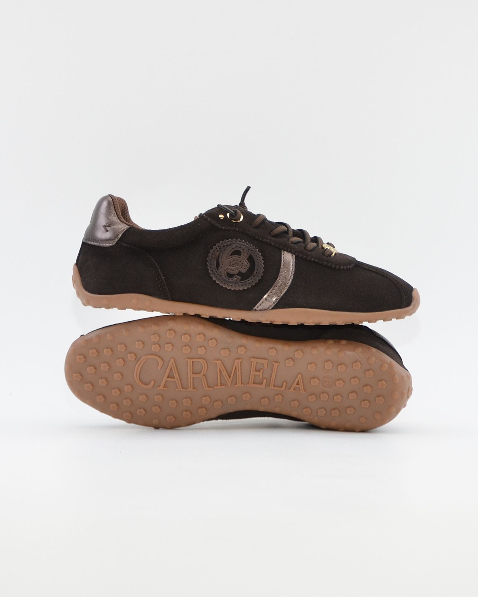 DEPORTIVO MUJER PLANO SERRAJE MARRON CORDON ELASTICO CARMELA 164383
