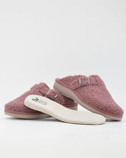 ZAPATILLAS DE CASA MUJER CON HEBILLA SALVI 29L-000 TEDDY MALVA