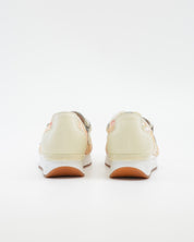 MOCASIN DEPORTIVO MUJER COLOR BEIGE BORDADO FLORES THE HAPPY MONK VANITY 011
