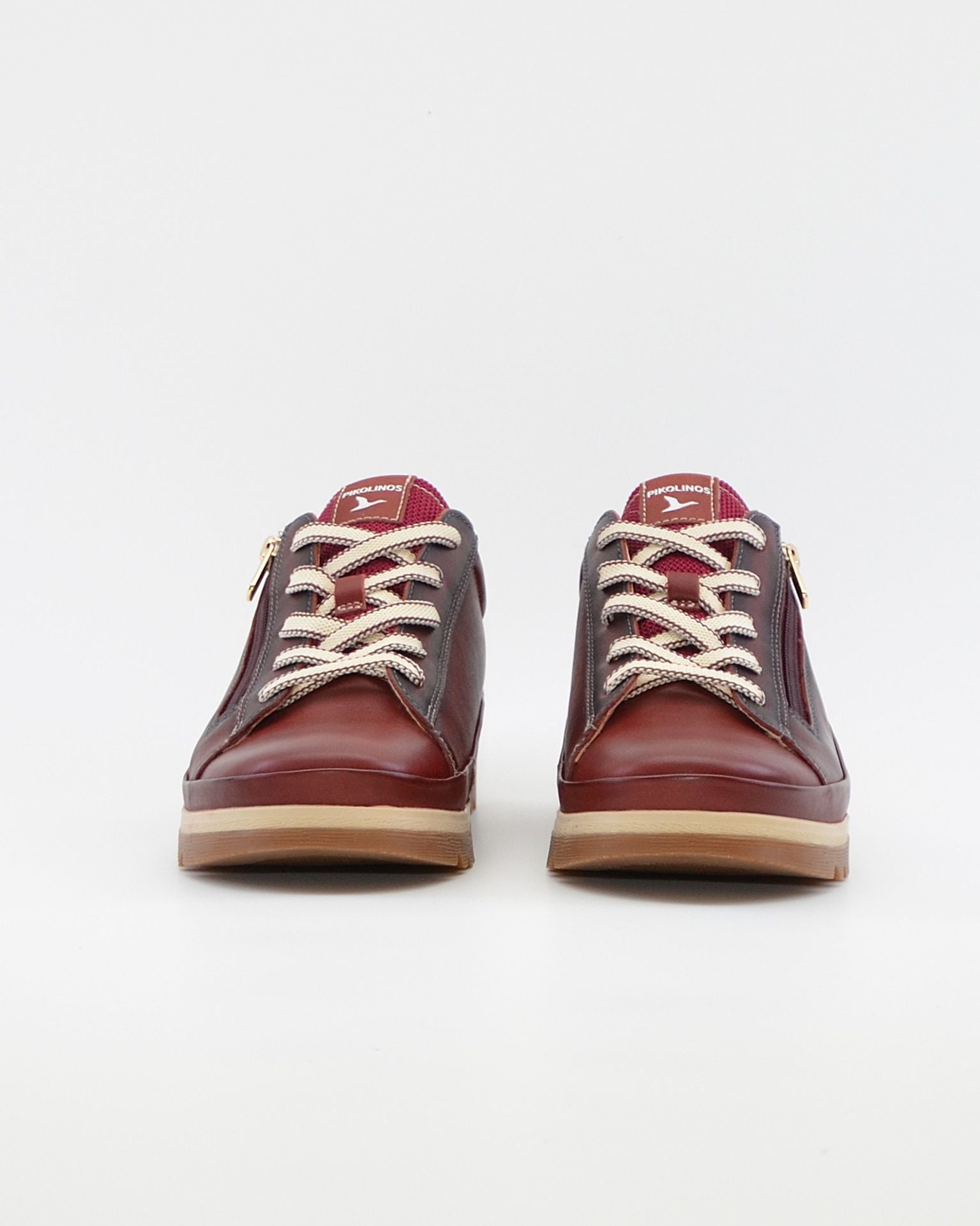 ZAPATO DE CORTE DEPORTIVO MUJER CORDON Y CREMALLERA PIKOLINOS  ARCILLA W3W-6979 VIGO