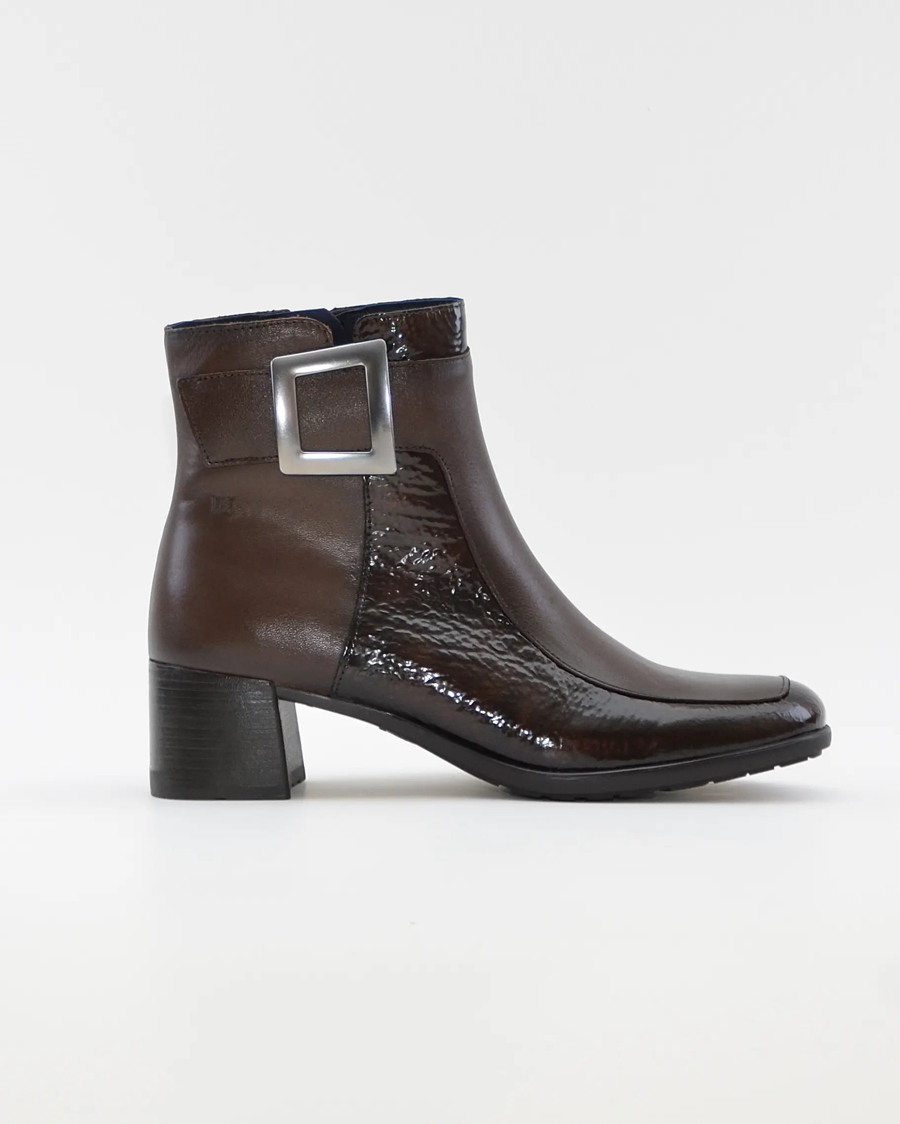BOTIN MUJER MARRON CHOCOLATE TACON ANCHO DORKING by FLUCHOS D9199 CASTAÑO CAFÉ